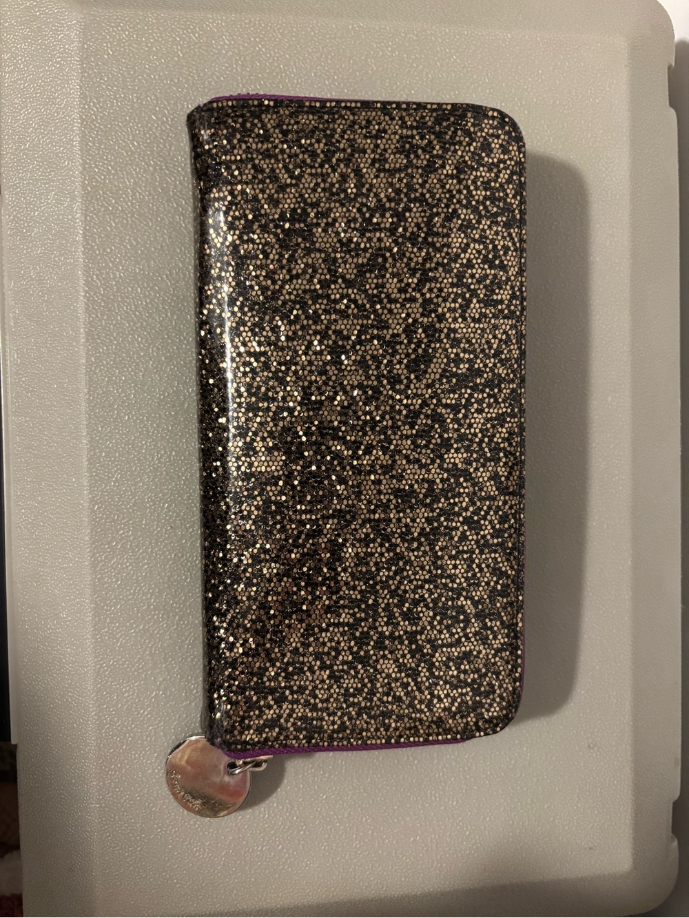 Deux Lux Glitter Black Wallet